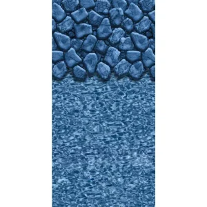 Swimline 21′ Round Boulder Swirl 52″ Beaded 25GA Liner