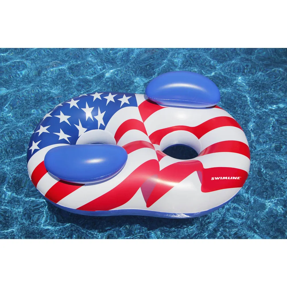 Swimline 90413 Americana Double Ring