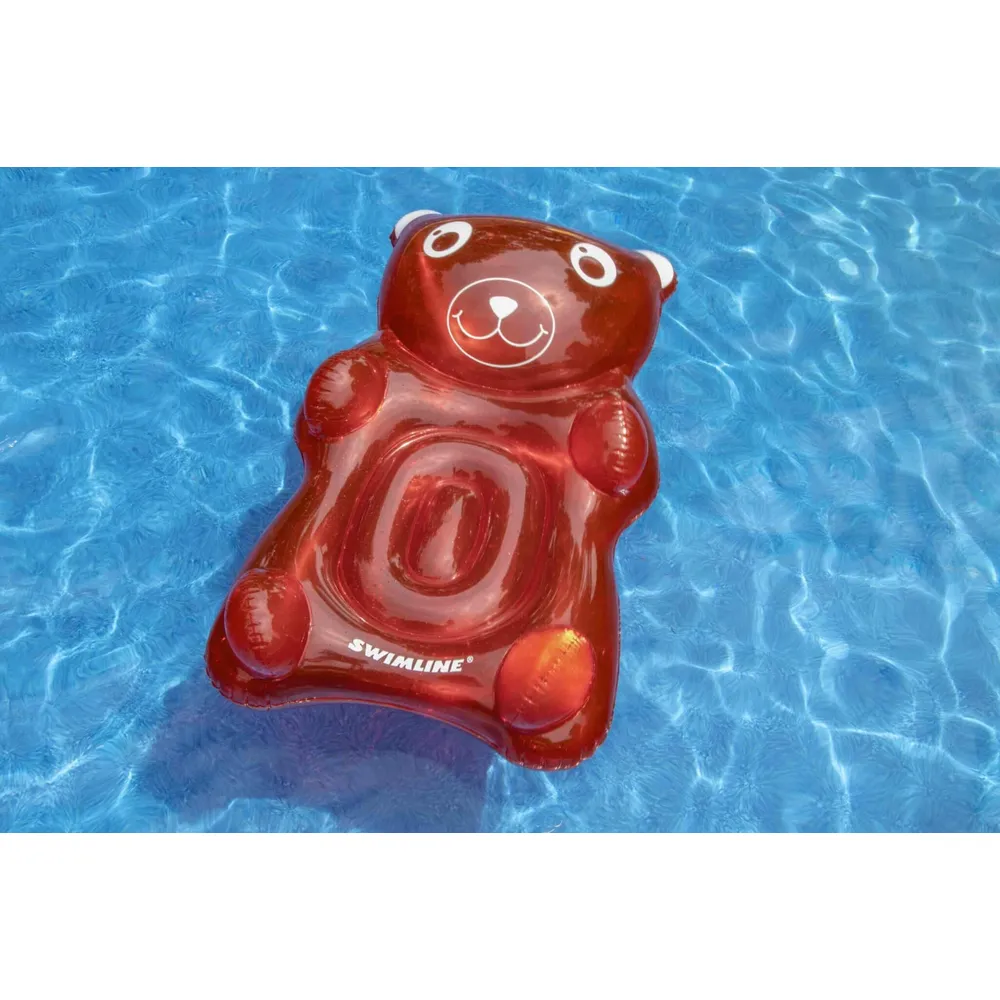 Swimline 90745 Gummy Bear Float – Red