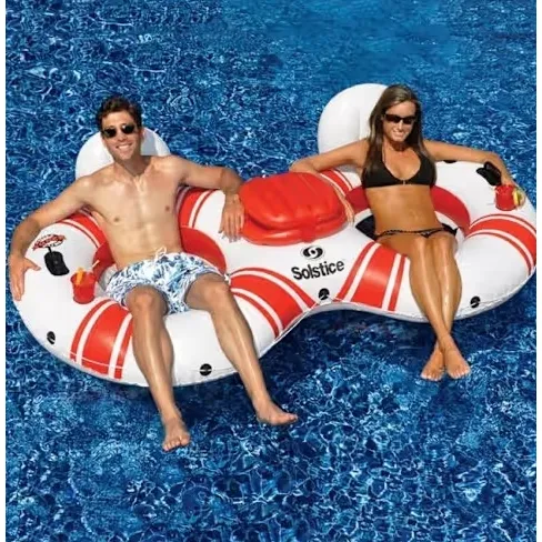 Swimline Super Chill River Tube Double w/ Cooler | 17002