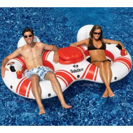 Swimline Super Chill River Tube Double w/ Cooler