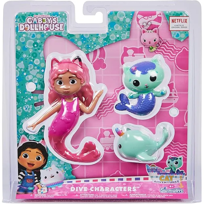 Swimways Gabby’s Dollhouse Dive Characters