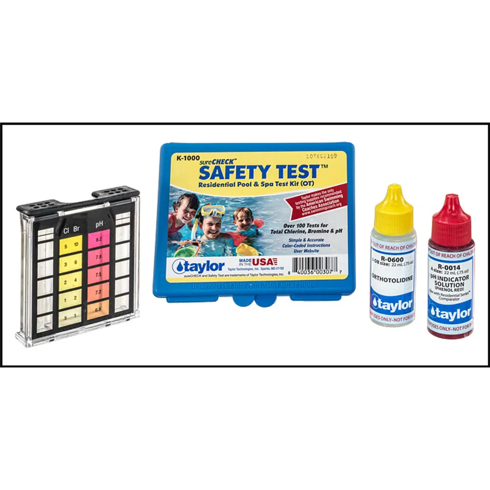 Taylor K-1000 sureCHECK™ Safety Test™ Kit Basic (OT) High Range Kit