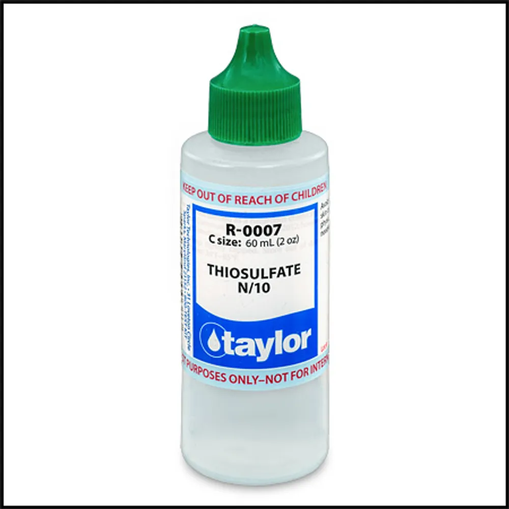 Taylor R-0007 Thiosulfate N/10 Reagent 60 mL
