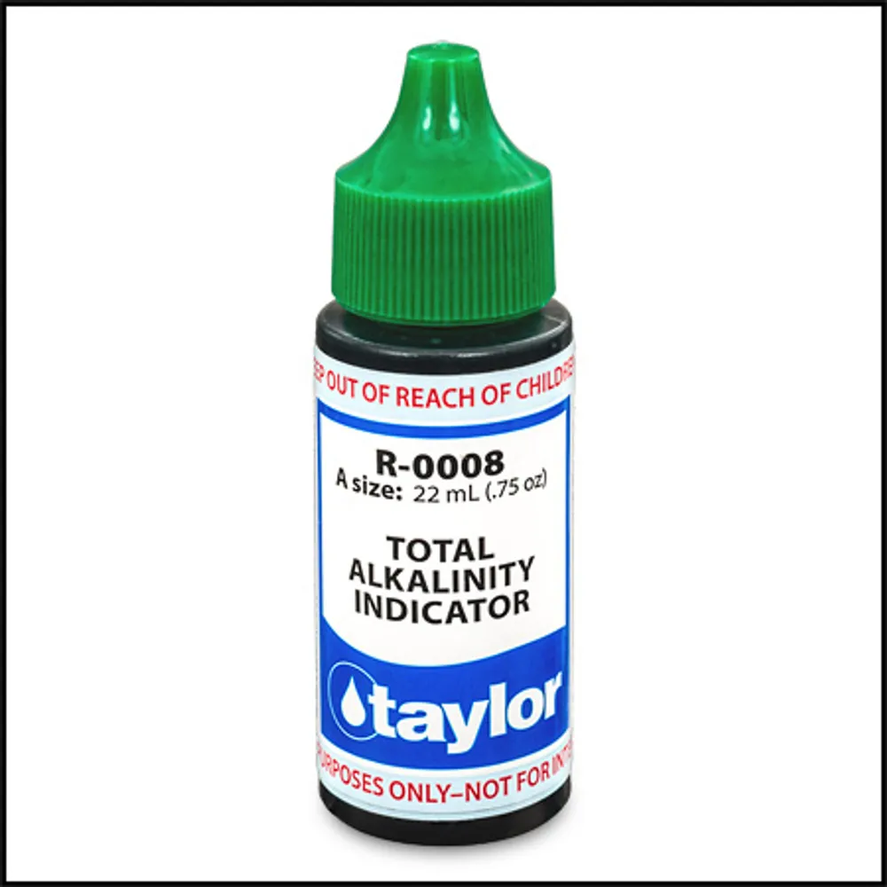 Taylor R-0008 #8 Total Alkalinity Indicator 22 mL