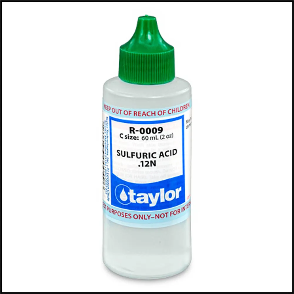 Taylor R-0009-C #9 Sulfuric Acid Reagent 2 oz (60 mL)