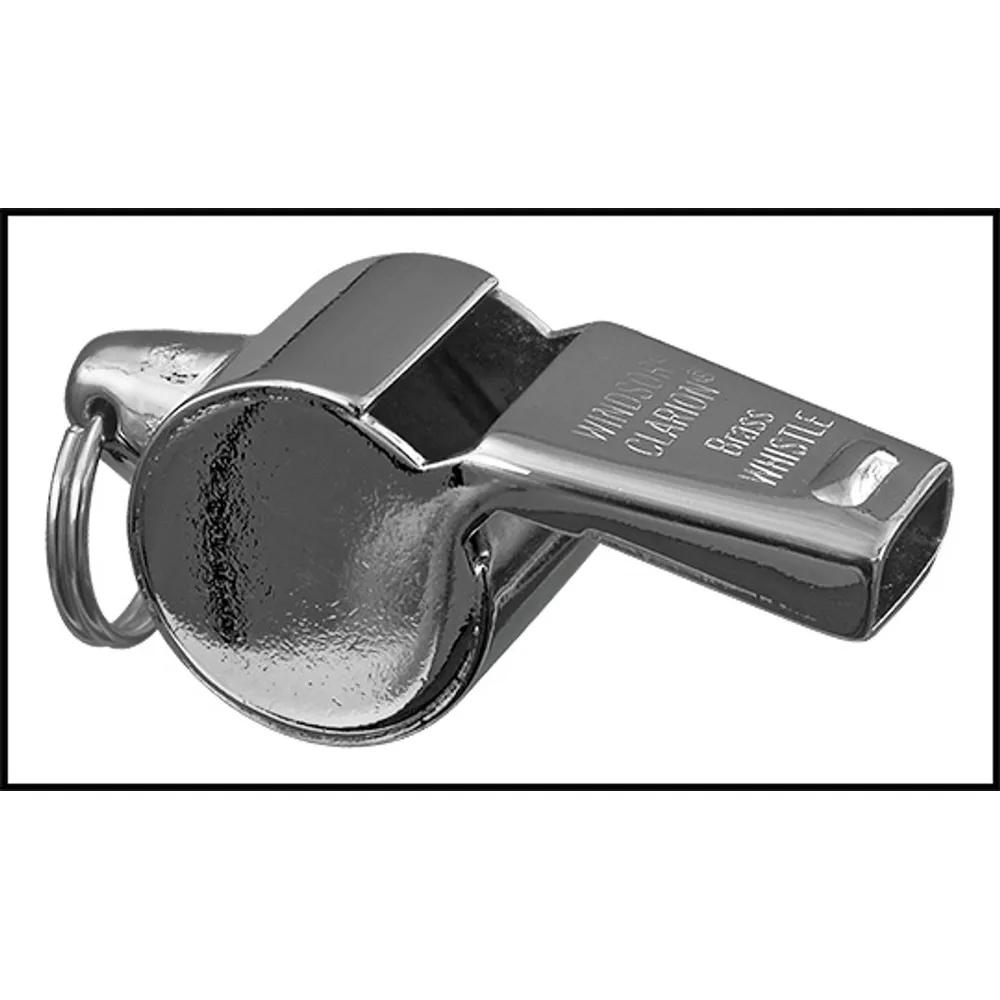 Tide-Rider Acme 60 1/2 BL Thunderer Metal Nickel Plated Whistle (#60 1/2-BL)