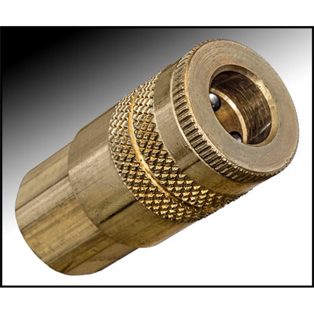 Tipco Quick Connect 1/4″ Brass Air Coupler FPT X Snap (#DC20)