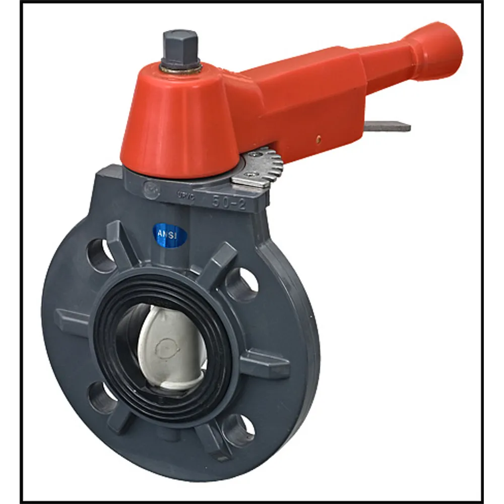 TVI Thermoplastic Valves 2″ Plastic Wafer Valve With Handle (Substitute V1400) (#0200BFPXOEEWML)