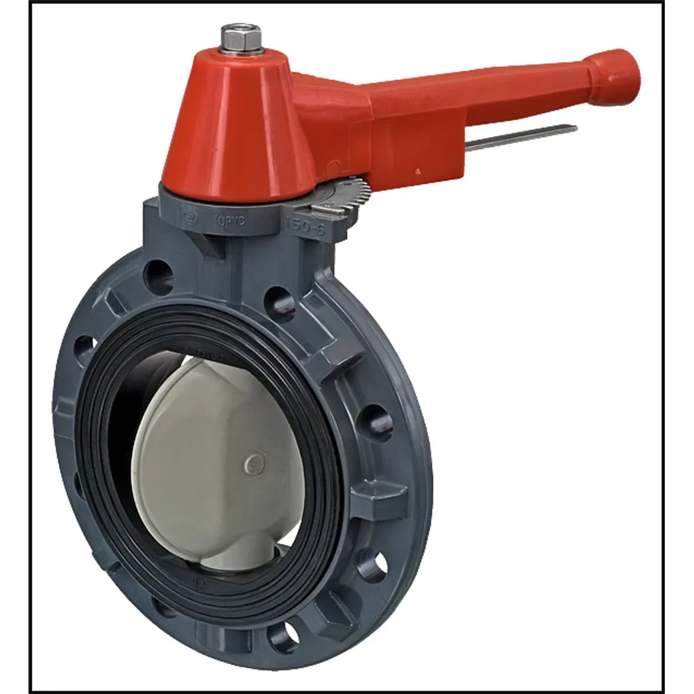 TVI Thermoplastic Valves 6″ Plastic Wafer Valve With Handle (Substitute V1410) (#0600BFPX0EEWHL)