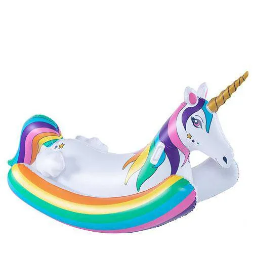Unicorn Rocker Inflatable Ride On