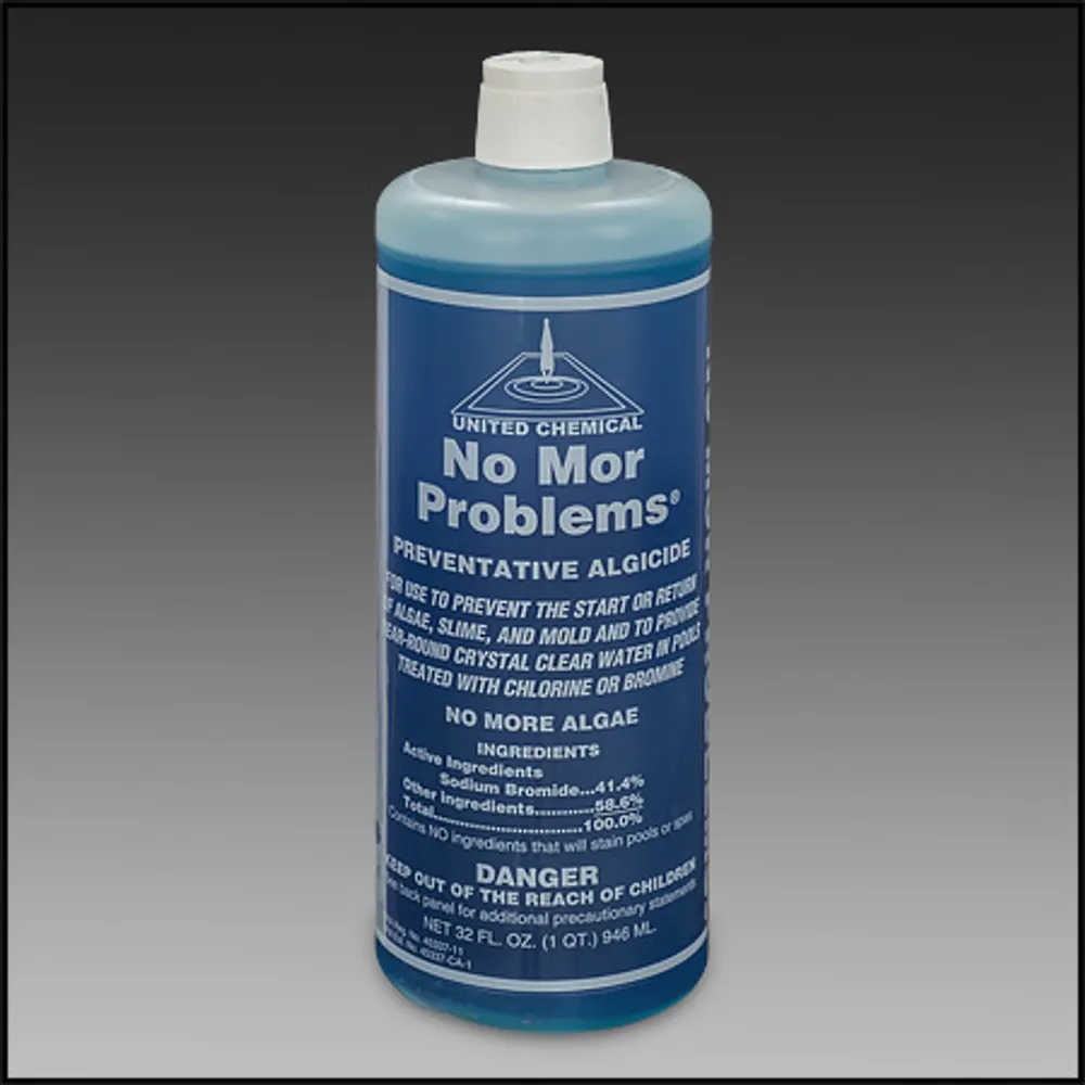 UNITED CHEMICAL No Mor PROBLEMS PREVENTATIVE ALGICIDE 32 OZ BOTTLE