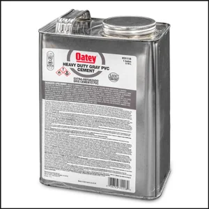 United Elchem Industries Gallon Of Gray PVC Cement HD (#31118)