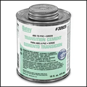 United Elchem Industries Pint Of Green PVC Cement Transitional Glue ABS To PVC (#30925)