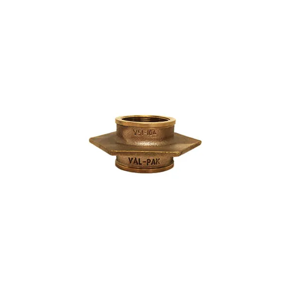 Val-Pak 2″ NPT No Leak Flange Fitting w/ Bonding Screw Tapered x Straight Bronze V51-104