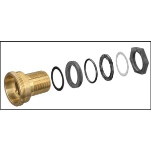 VAL-PAK V38-060 BRASS BULKHEAD ASSEMBLY 2″
