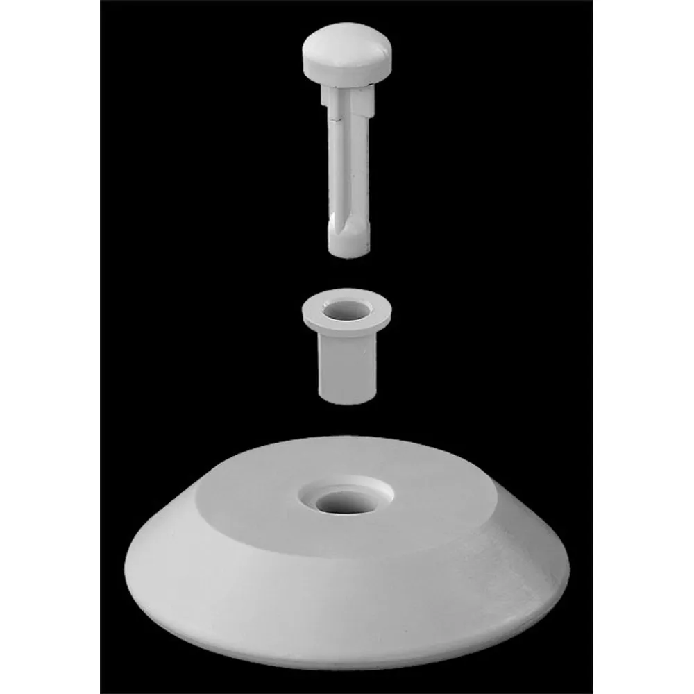 Waterpik/Jandy Ray-Vac Nose Wheel Kit (Gunite White) (#R0379000)