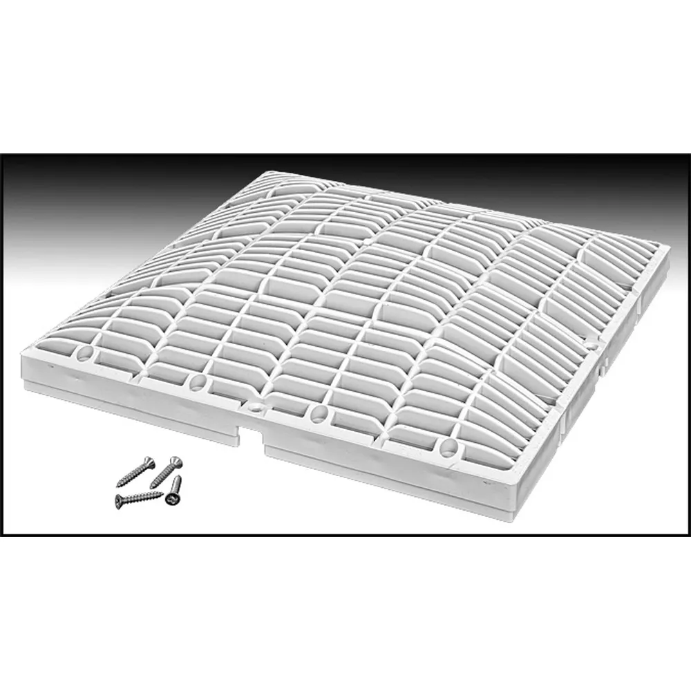 WATERWAY 12 X 12 VGB GRATE WHITE