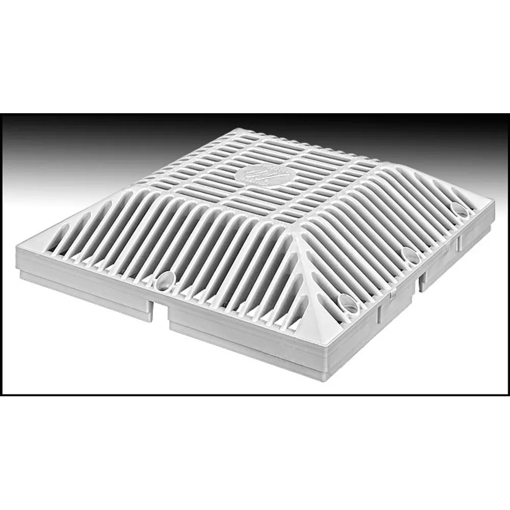 WATERWAY 9 X 9 VGB GRATE WHITE