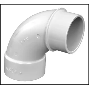 Waterway Plastics PVC #411-9140 – ST Elbow Sweep 90 Degrees Slip x Male Slip 2-1/2″